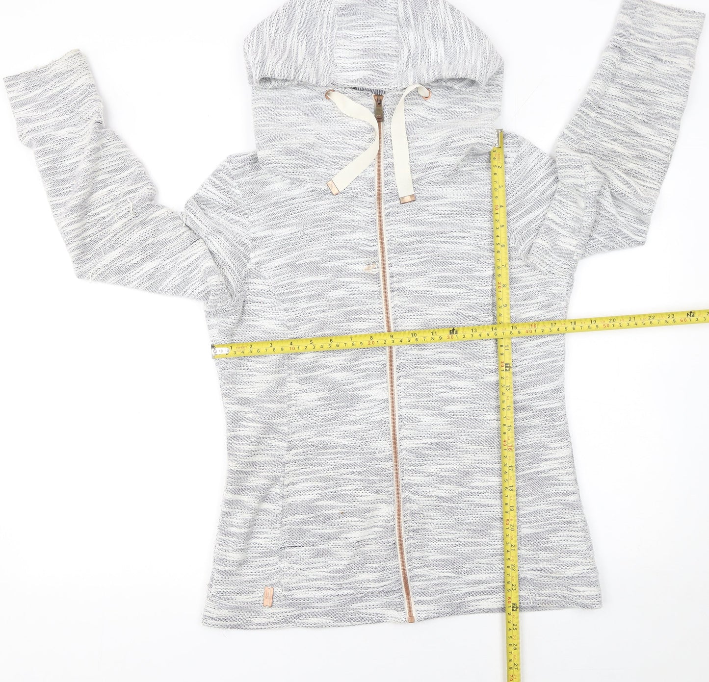 Womens UK Size 14 Regatta Grey Full Zip Hoodie