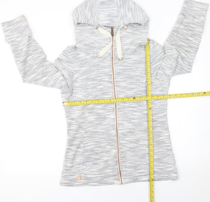 Womens UK Size 14 Regatta Grey Full Zip Hoodie