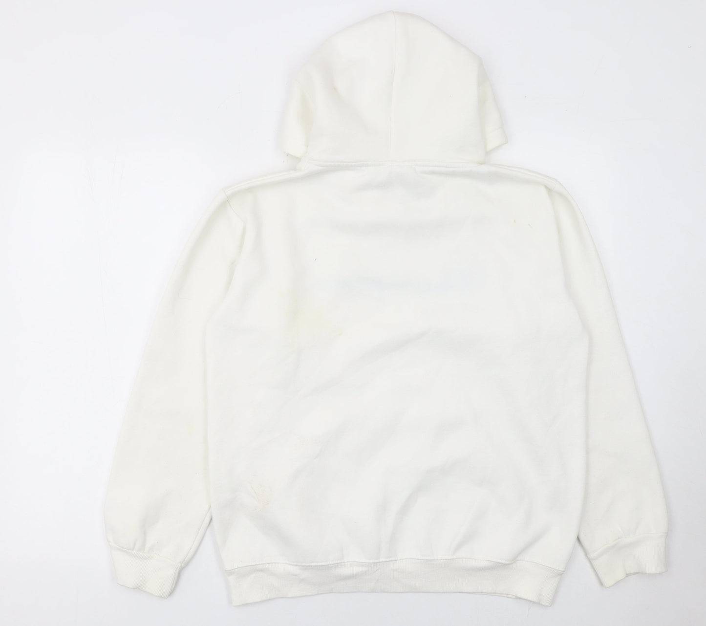 Mens UK Size S Champion White Pullover Hoodie