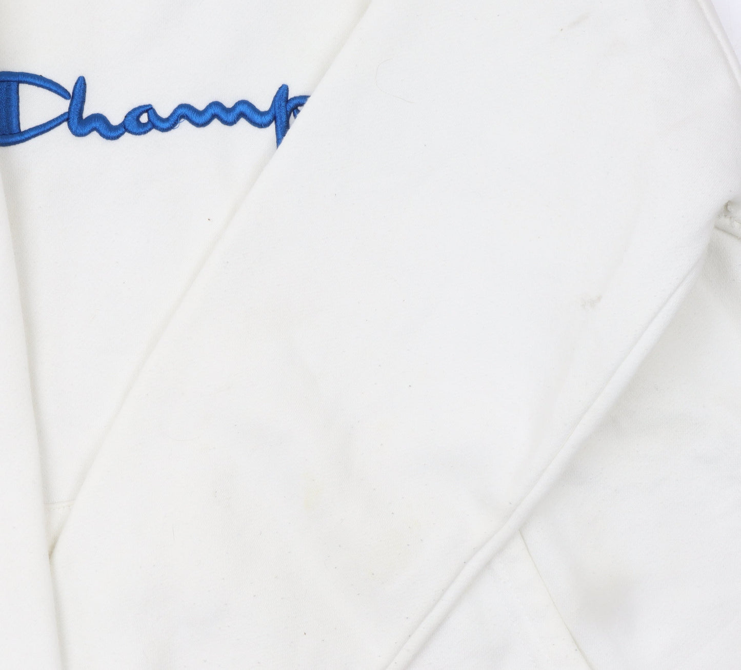 Mens UK Size S Champion White Pullover Hoodie