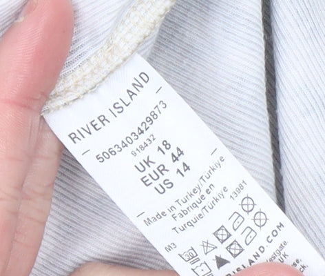 Womens UK Size 18 River Island Shift Dress