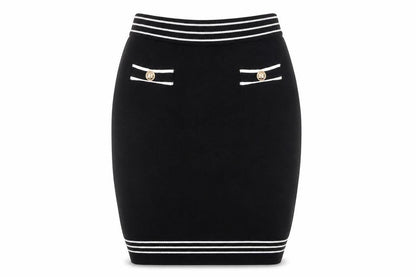 Womens UK Size M By Clara Paris Straight & Pencil Knit Skirt