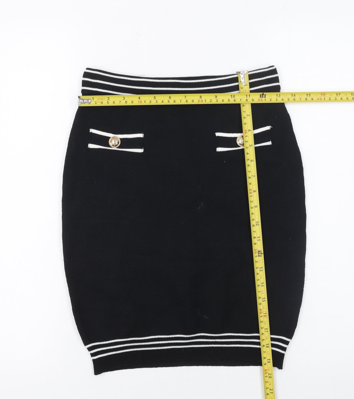 Womens UK Size M By Clara Paris Straight & Pencil Knit Skirt