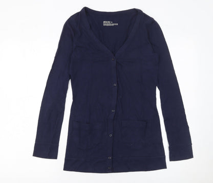 Womens UK Size XS Mossimo Supply Co. Blue Cardigan Jumper