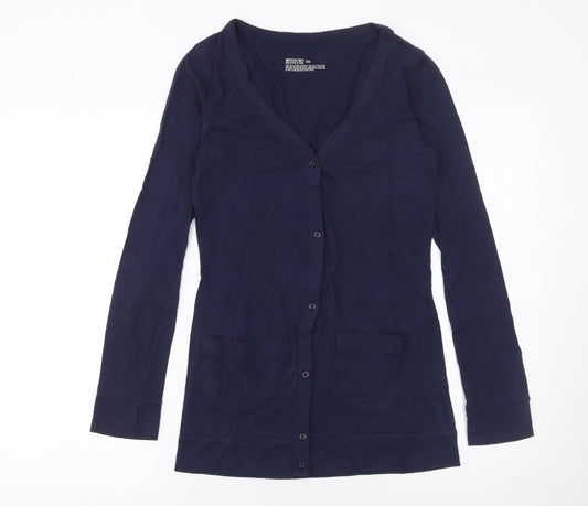 Womens UK Size XS Mossimo Supply Co. Blue Cardigan Jumper