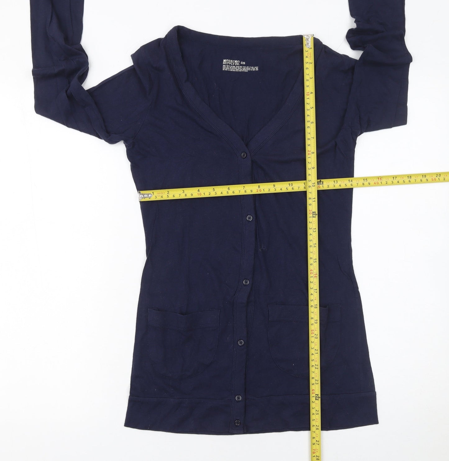 Womens UK Size XS Mossimo Supply Co. Blue Cardigan Jumper