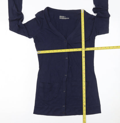 Womens UK Size XS Mossimo Supply Co. Blue Cardigan Jumper