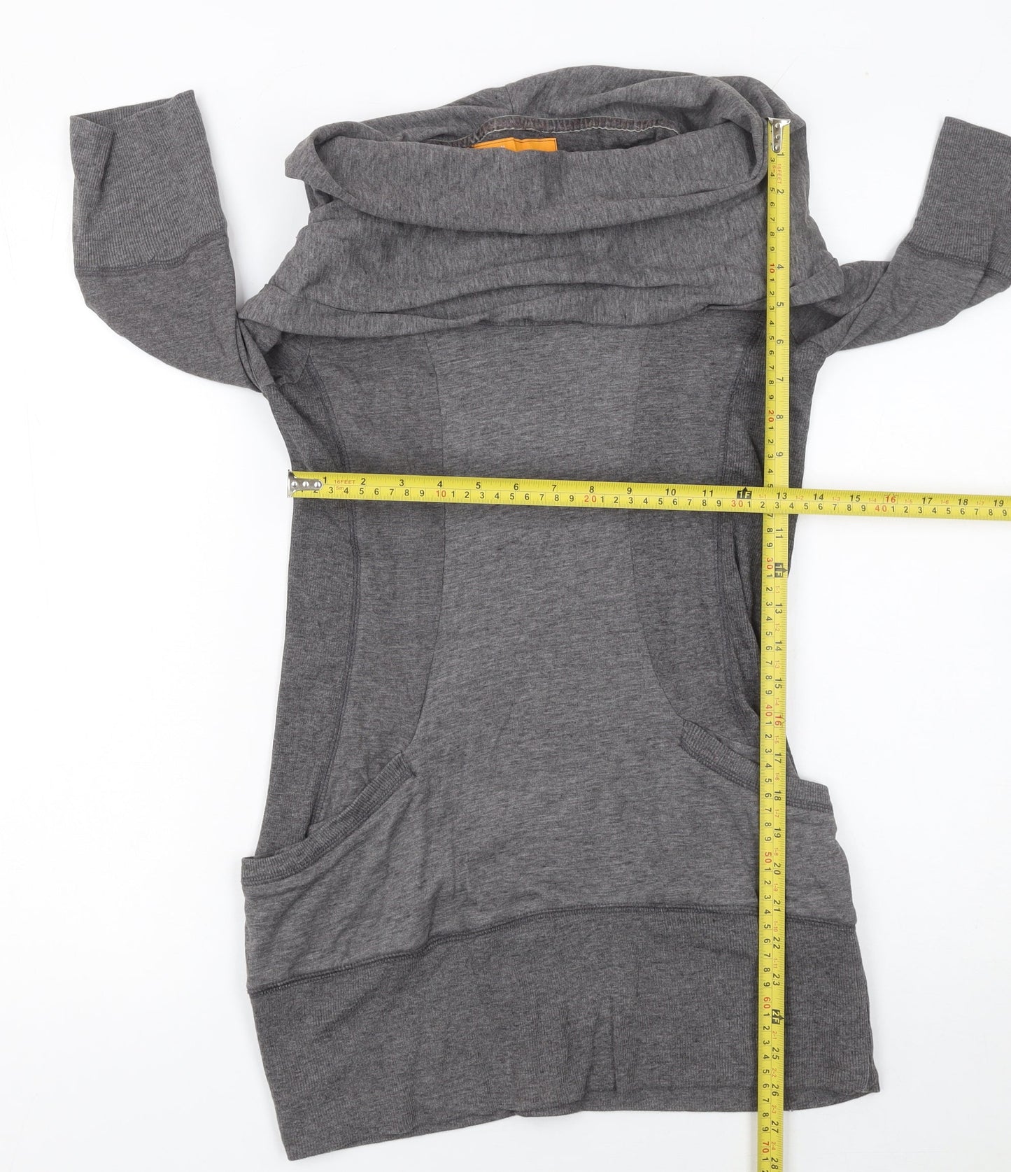 Womens UK Size 12 SoulCal Grey Tunic Sweatshirt
