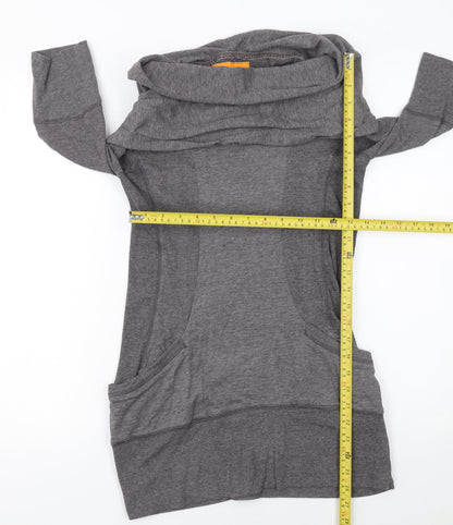 Womens UK Size 12 SoulCal Grey Tunic Sweatshirt