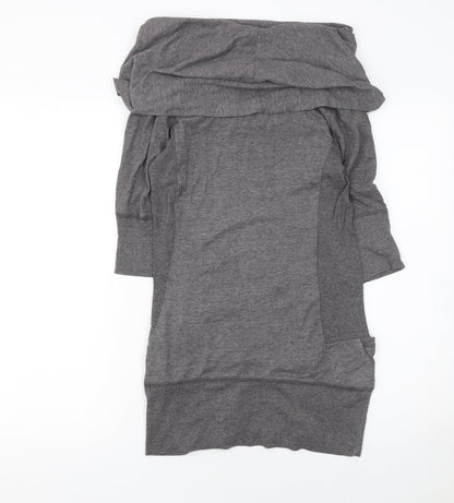 Womens UK Size 12 SoulCal Grey Tunic Sweatshirt