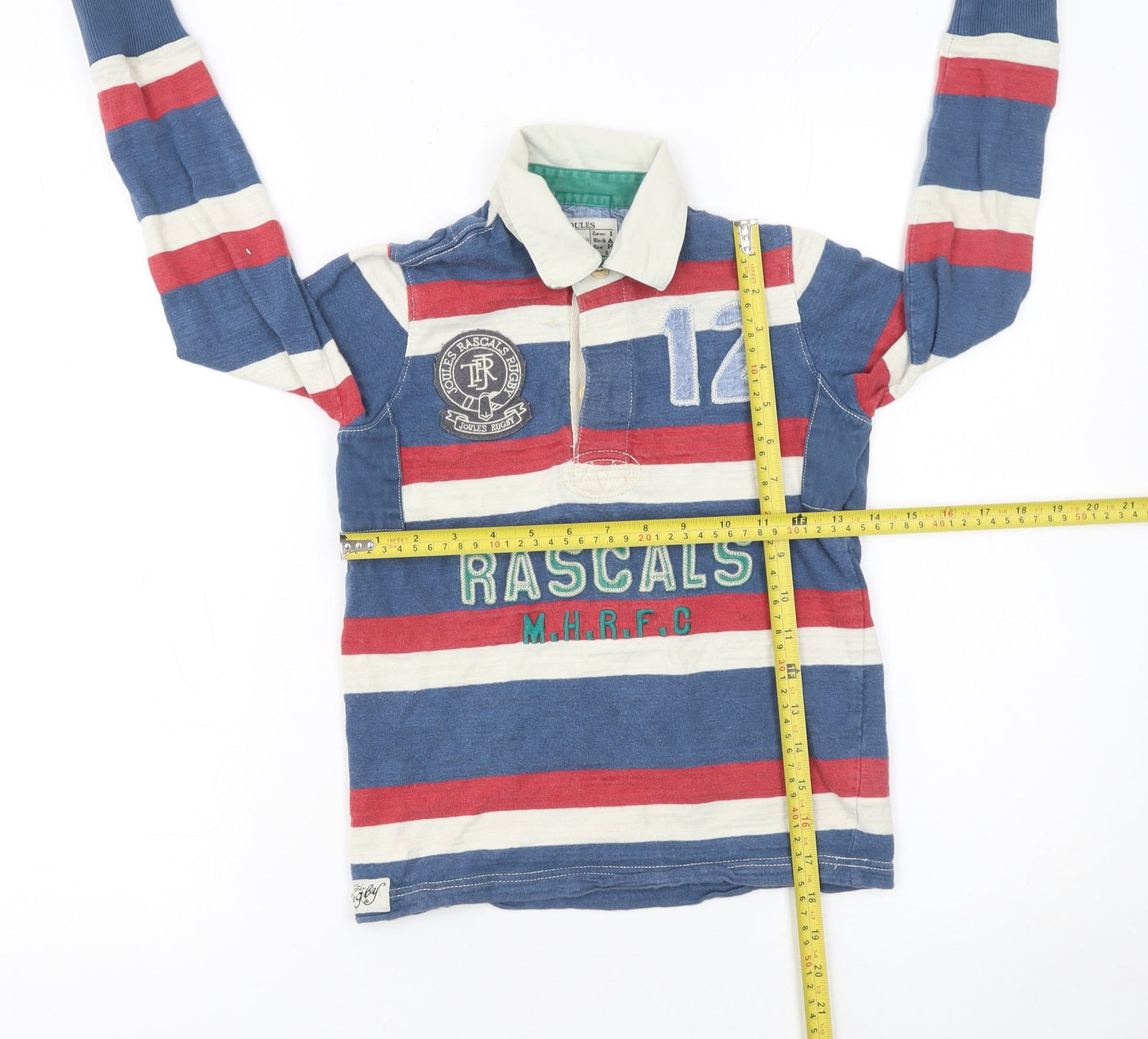 Boys UK Size 7 Years Joules Multicoloured Basic Polo