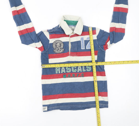 Boys UK Size 7 Years Joules Multicoloured Basic Polo