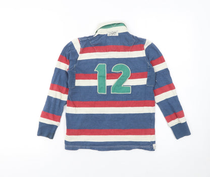 Boys UK Size 7 Years Joules Multicoloured Basic Polo