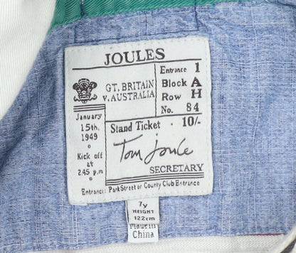 Boys UK Size 7 Years Joules Multicoloured Basic Polo