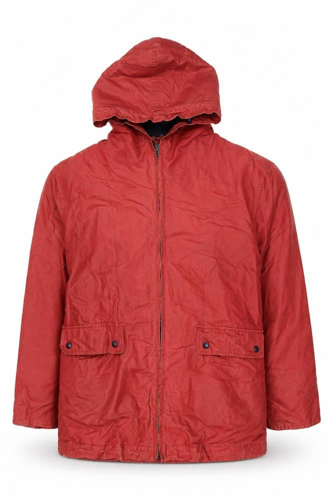 Mens UK Size L Partridge Performance Red Parka Coat