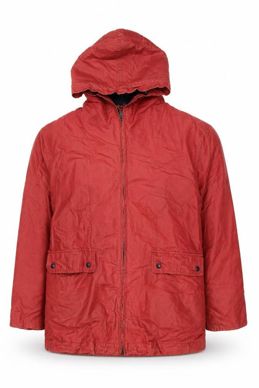 Mens UK Size L Partridge Performance Red Parka Coat