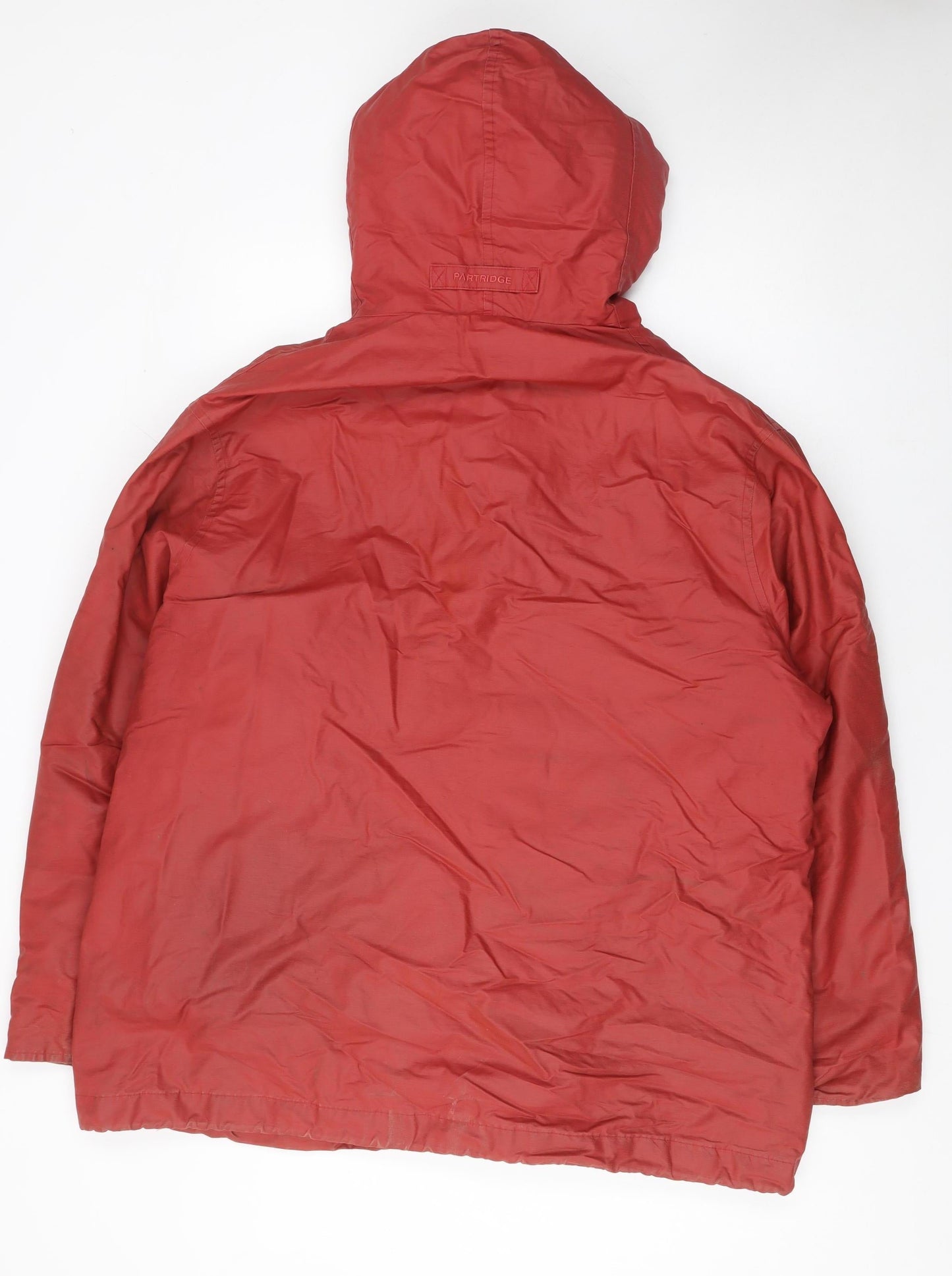 Mens UK Size L Partridge Performance Red Parka Coat