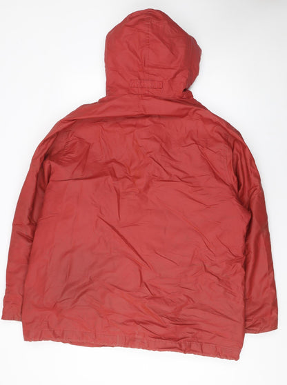 Mens UK Size L Partridge Performance Red Parka Coat