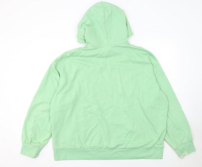 Womens UK Size L H&M Green Pullover Hoodie