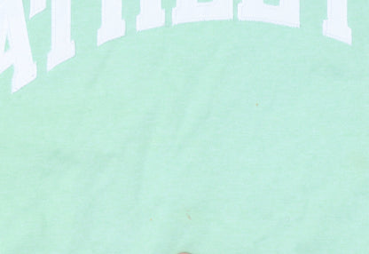 Womens UK Size L H&M Green Pullover Hoodie