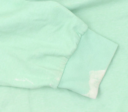 Womens UK Size L H&M Green Pullover Hoodie