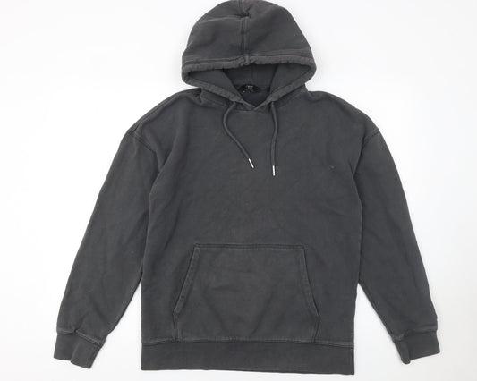 Womens UK Size M NEXT Black Pullover Hoodie