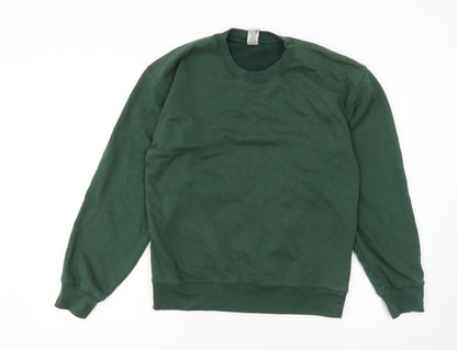 Womens UK Size M Club Green Pullover Sweatshirt