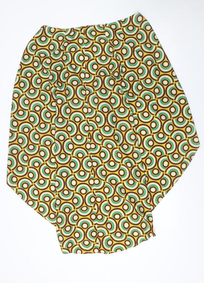 Womens UK Size M Zara Multicoloured Tunic Blouse