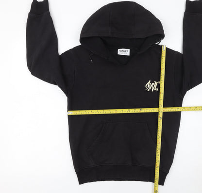 Girls UK Size 12-13 Years Sonneti Black Pullover Hoodie
