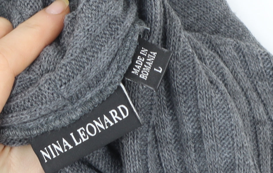 Womens UK Size L Nina Leonard Sweater Dress