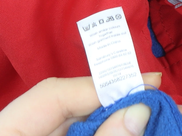 Boys UK Size 11 Years TU Multicoloured Parka Coat