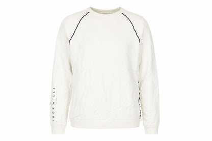 Womens UK Size M Jack Wills White Pullover Sweatshirt