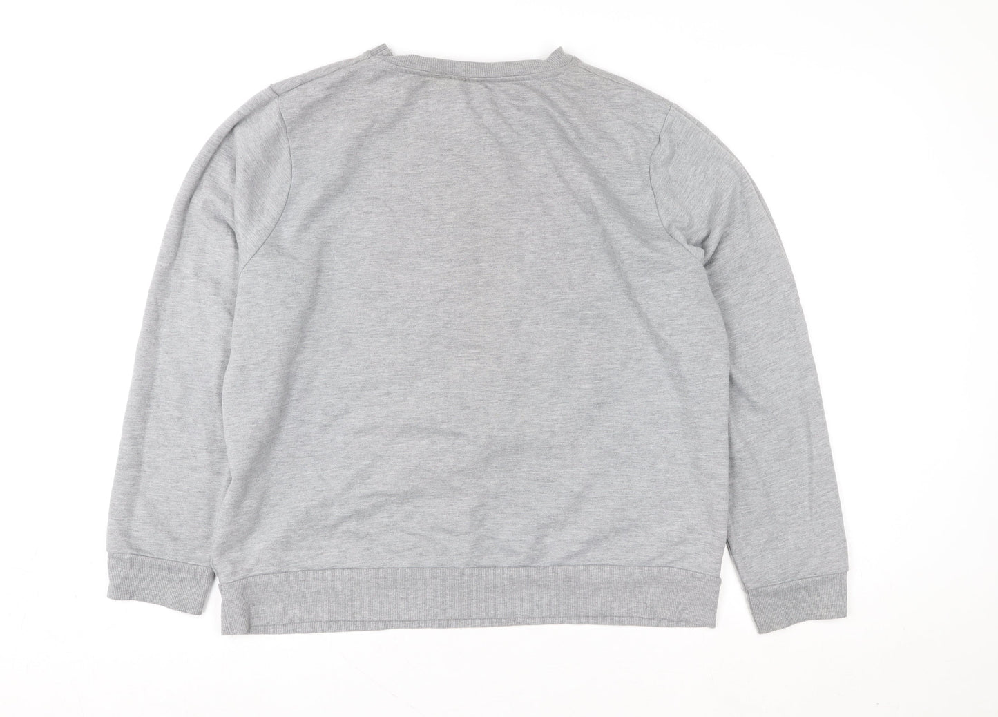 Womens UK Size L Primark Grey Pullover Sweatshirt