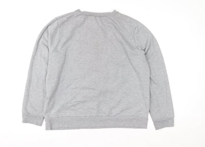 Womens UK Size L Primark Grey Pullover Sweatshirt