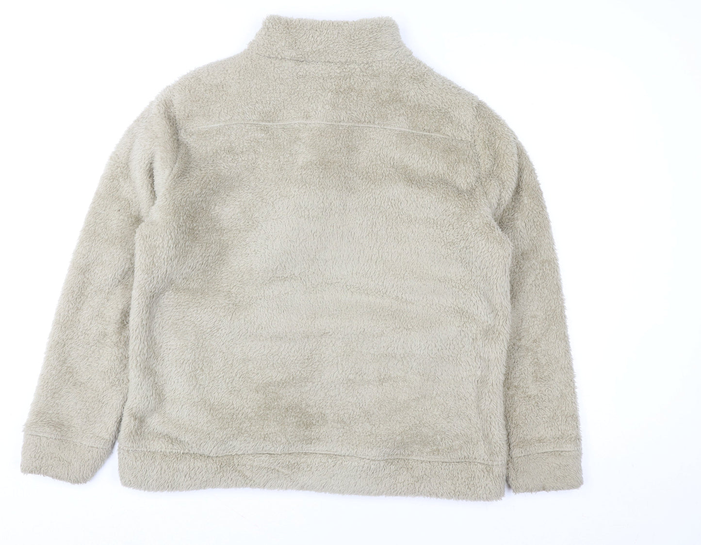 Womens UK Size M Country Rose Beige Full Zip Sweatshirt