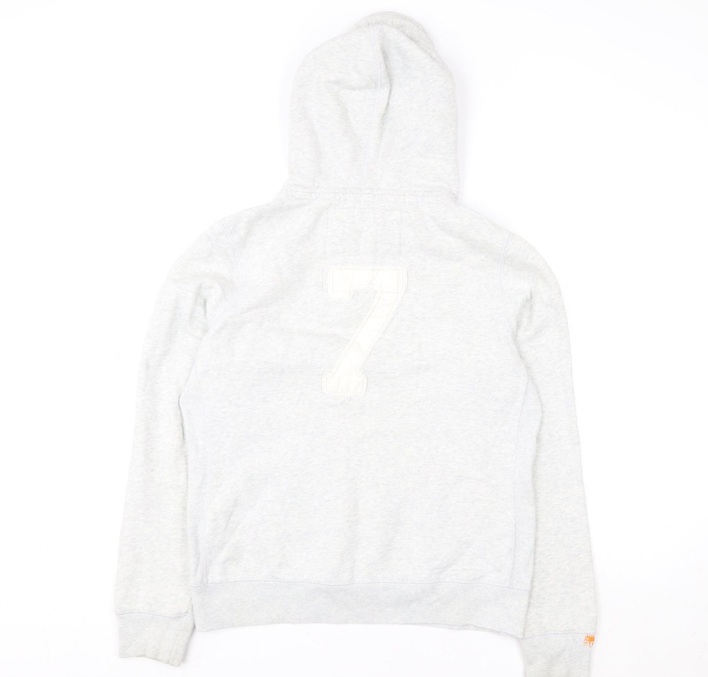 Womens UK Size L Superdry Grey Pullover Hoodie