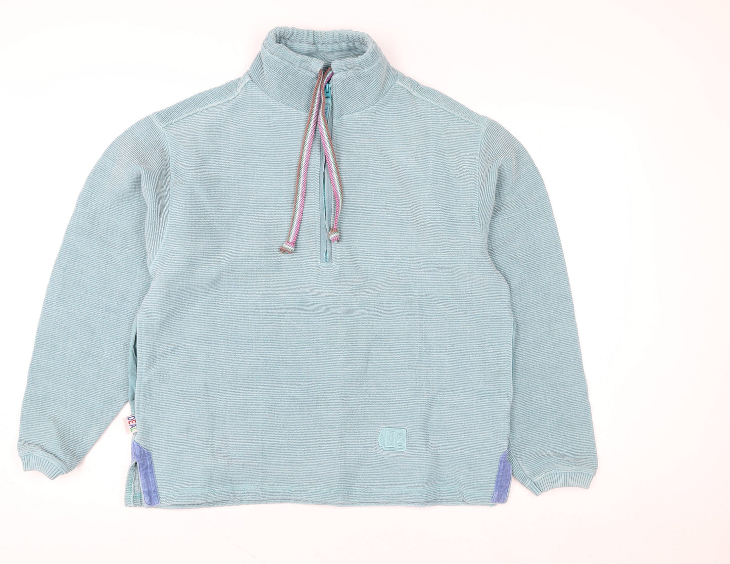Womens UK Size L Deal Blue Pullover Hoodie