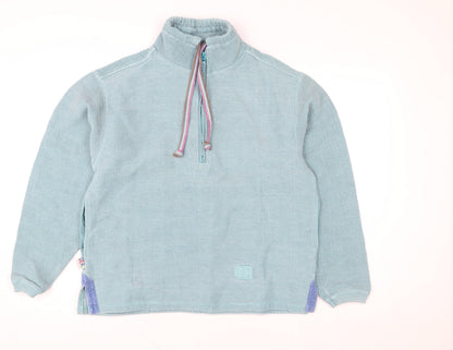 Womens UK Size L Deal Blue Pullover Hoodie