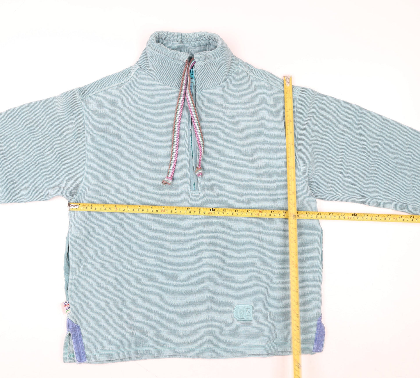 Womens UK Size L Deal Blue Pullover Hoodie