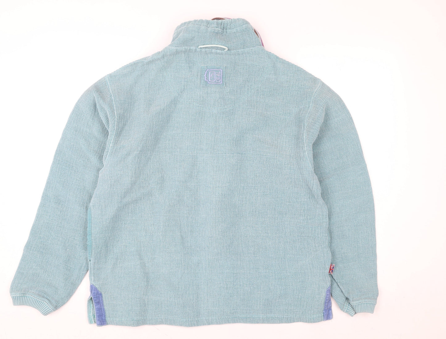 Womens UK Size L Deal Blue Pullover Hoodie