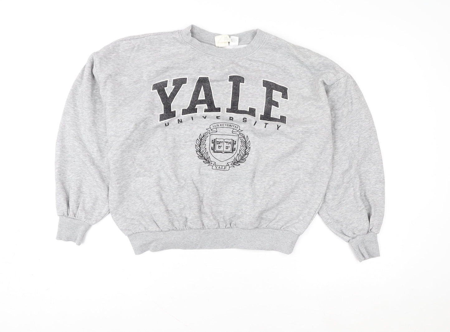 Womens UK Size XS H&M Grey Pullover Sweatshirt