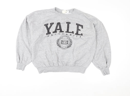 Womens UK Size XS H&M Grey Pullover Sweatshirt