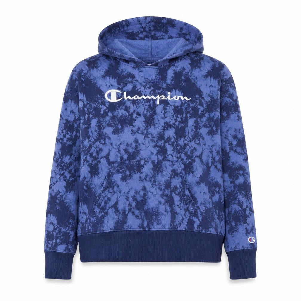 Womens UK Size L Champion Blue Pullover Hoodie