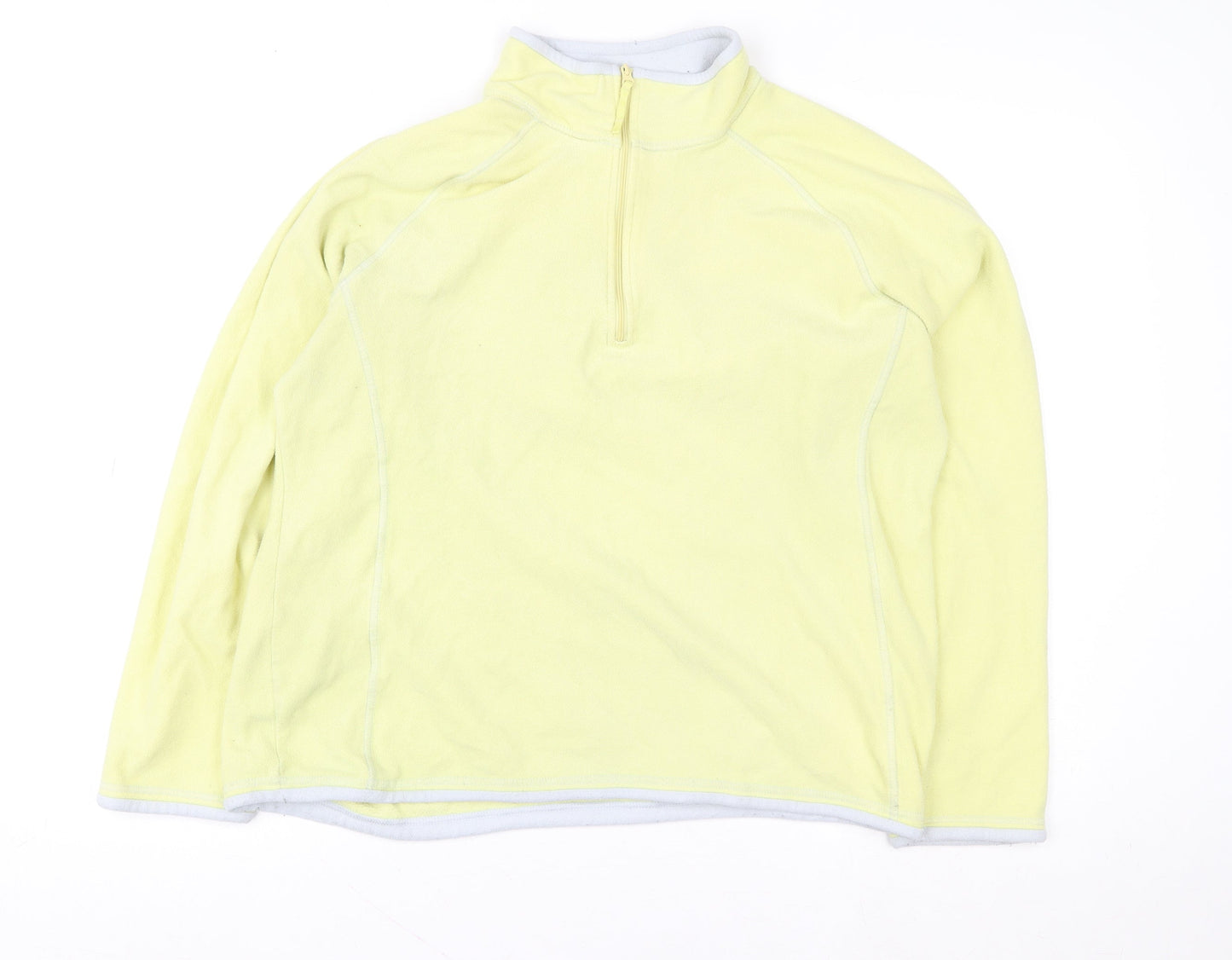 Womens UK Size 18 Mountain Warehouse Yellow Pullover Sweatshirt