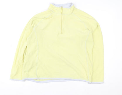 Womens UK Size 18 Mountain Warehouse Yellow Pullover Sweatshirt
