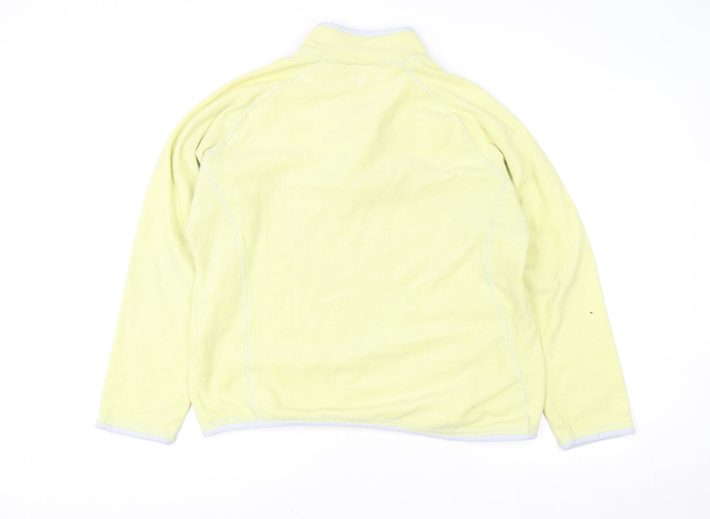 Womens UK Size 18 Mountain Warehouse Yellow Pullover Sweatshirt