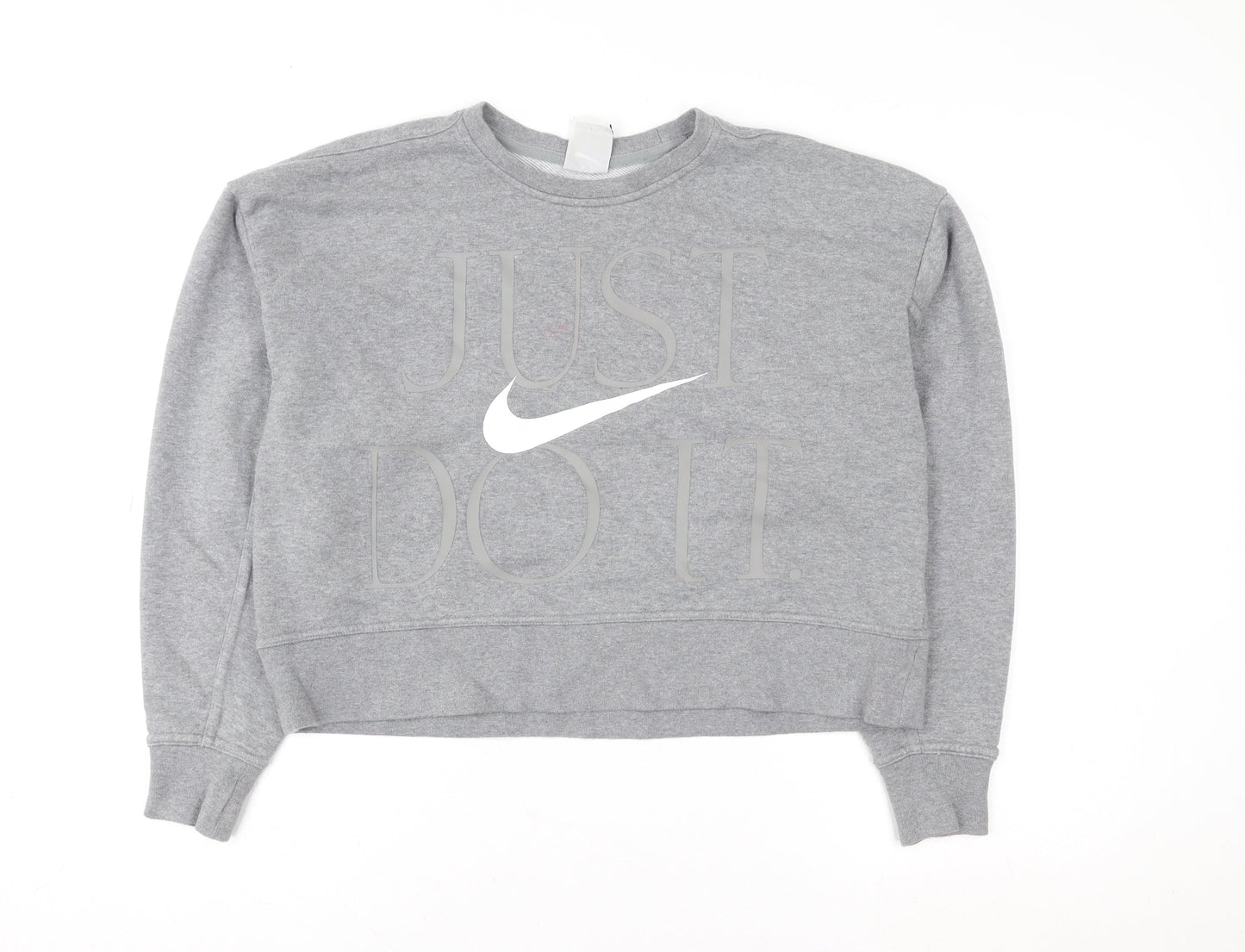 Womens UK Size XS Nike Grey Pullover Sweatshirt