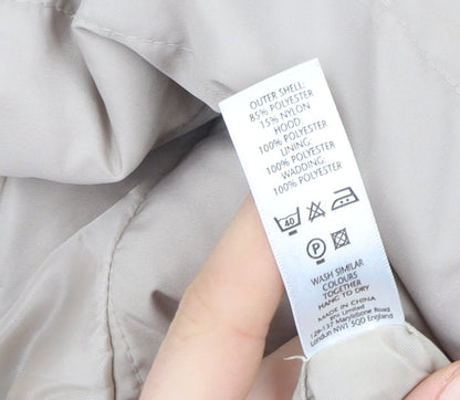 Womens UK Size S BHS Beige Parka Coat