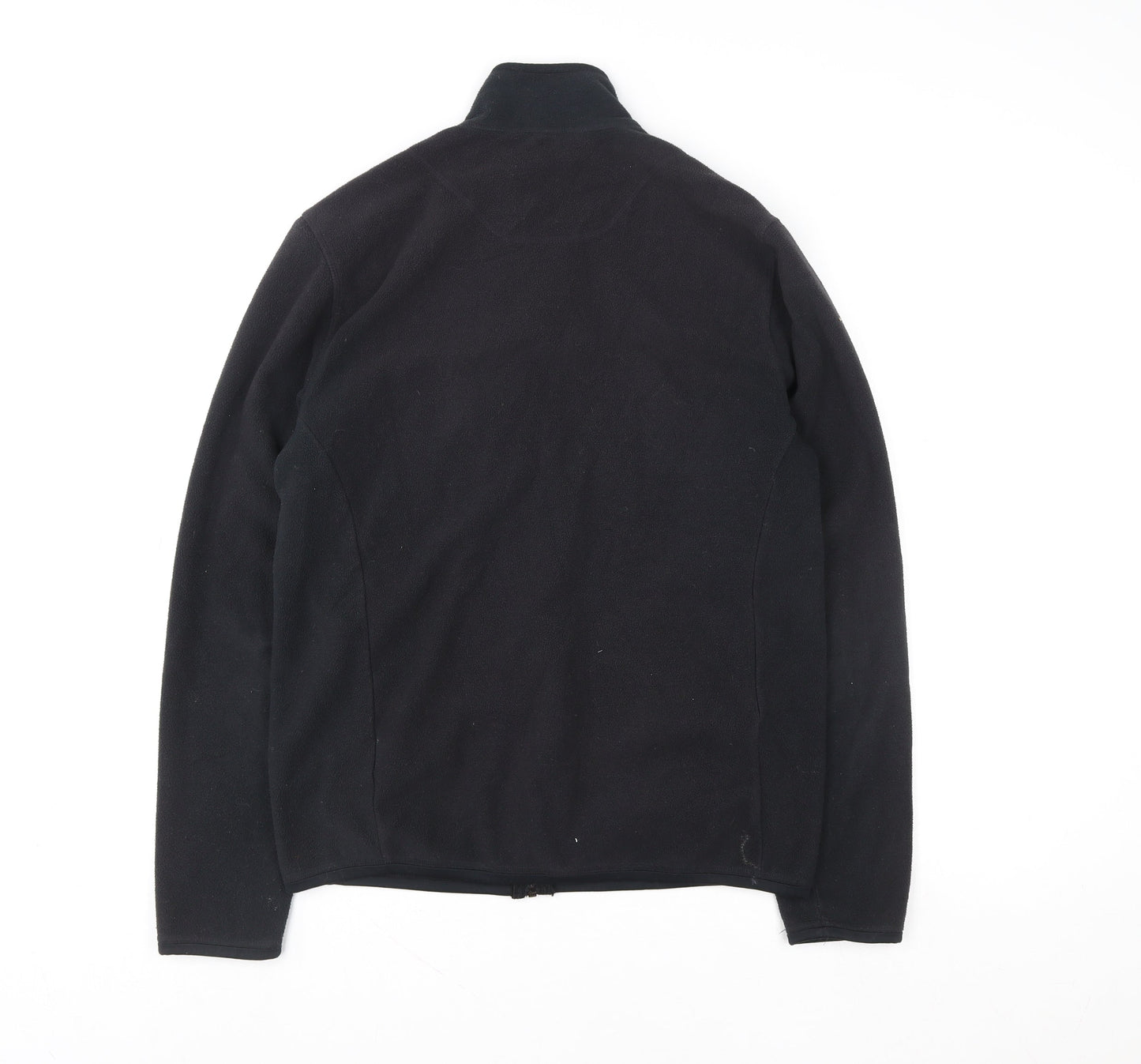 Womens UK Size S Marks and Spencer Black Full Zip Sweatshirt