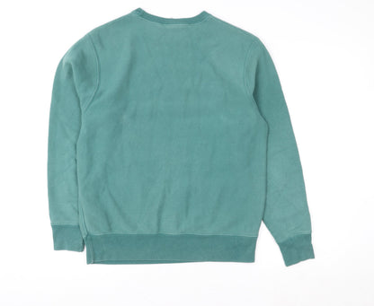 Womens UK Size S Champion Green Pullover Sweatshirt